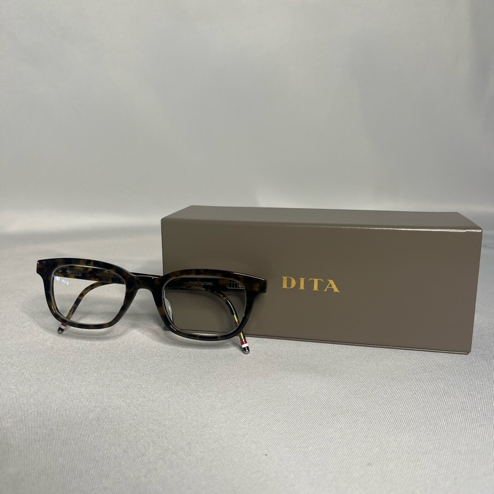 DITA x Thom Browne Tortoise Shell Glasses